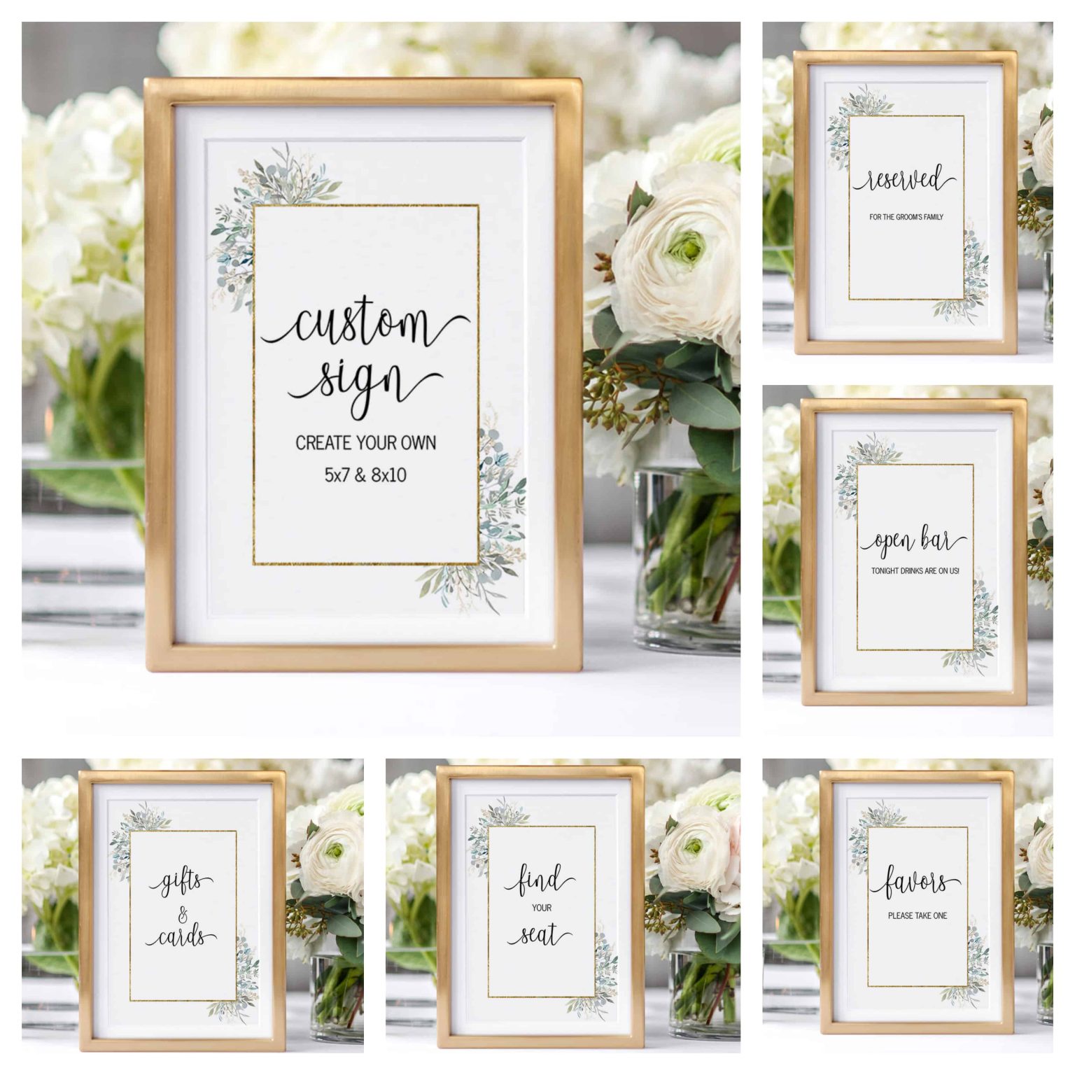 Burgundy Marsala Floral Script Oh Snap Hashtag Wedding Sign - Do It ...