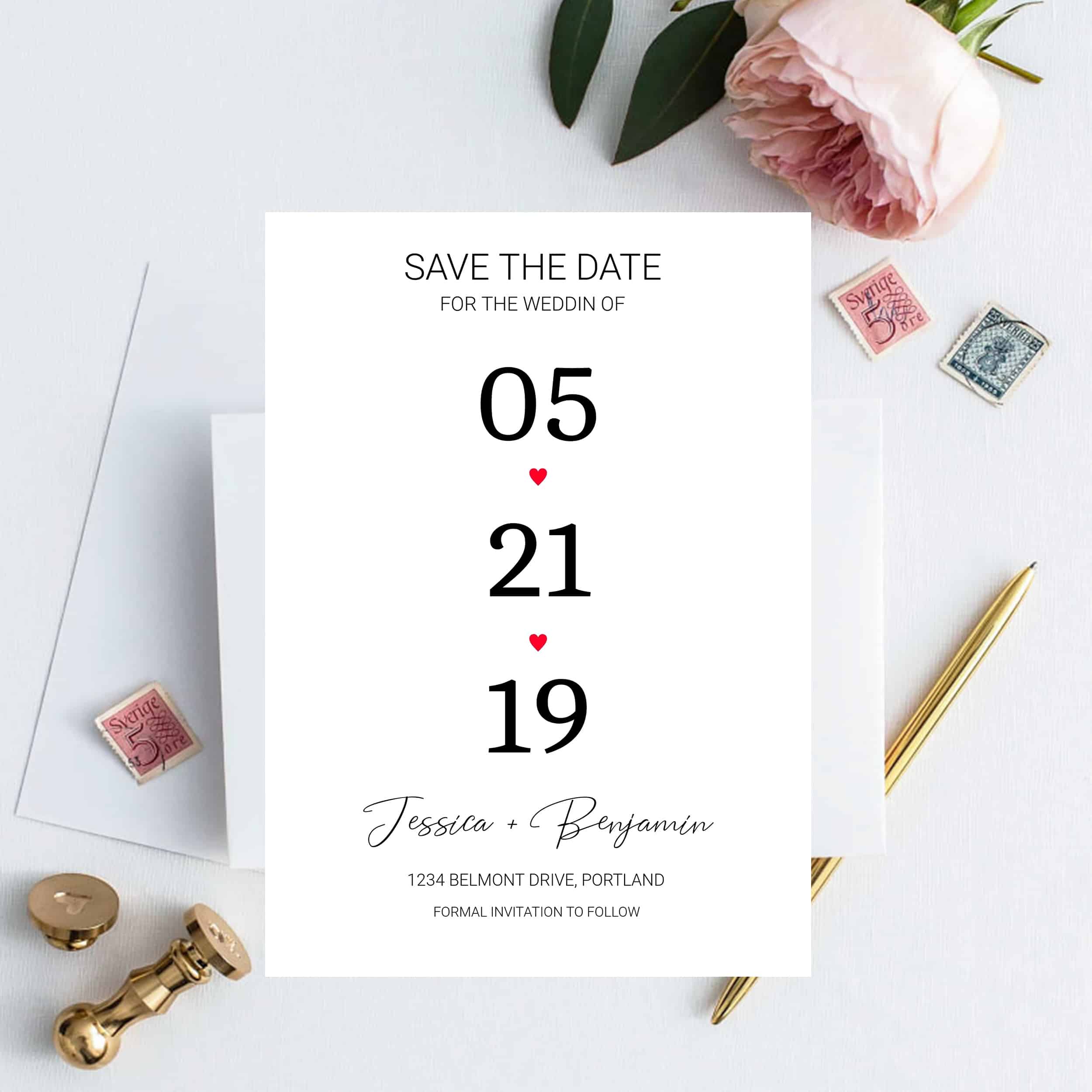 free save the date templates