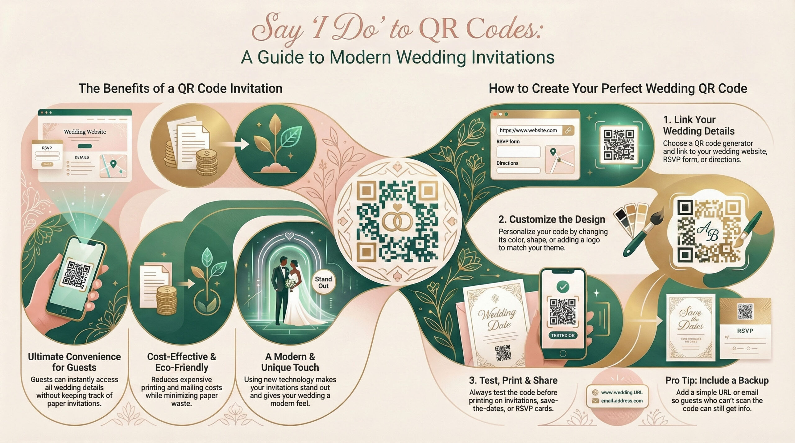 QR Codes for Modern Wedding Invitations