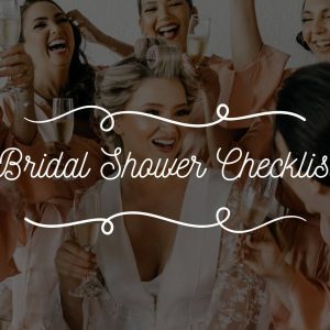 bridal shower checklist
