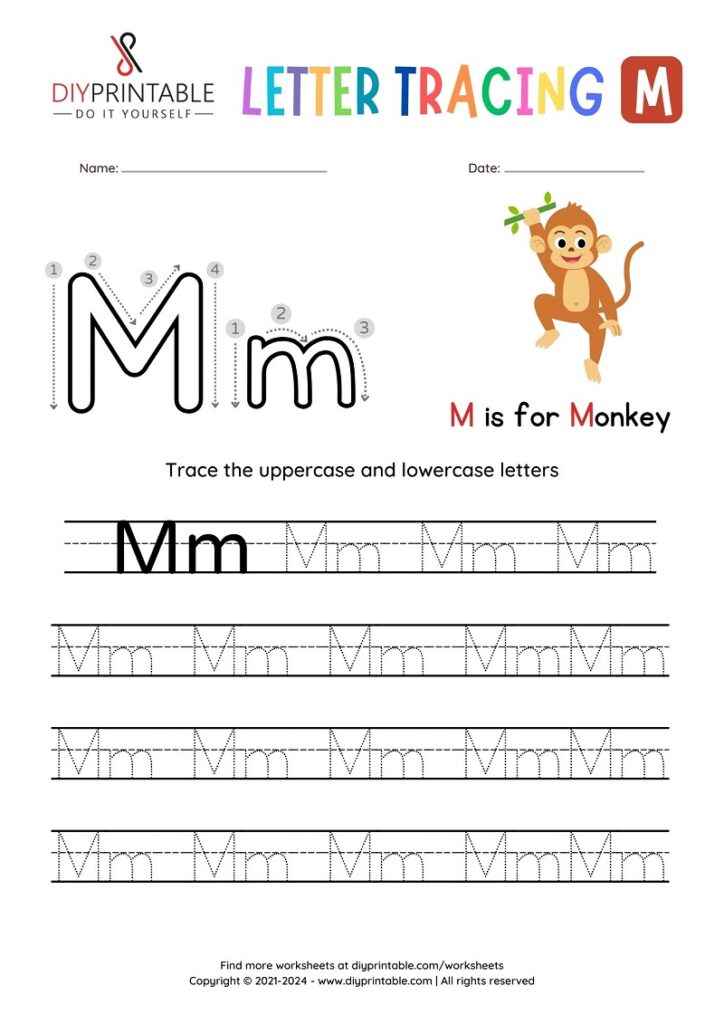 Letter Tracing M