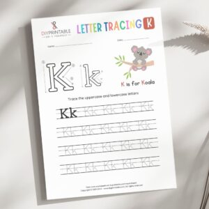 Tracing the Letter K