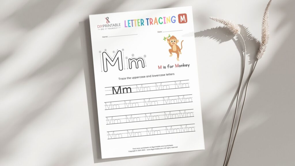 Tracing the Letter M