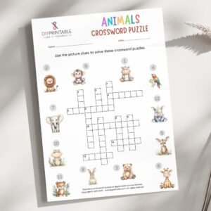 Animals Crossword Puzzle