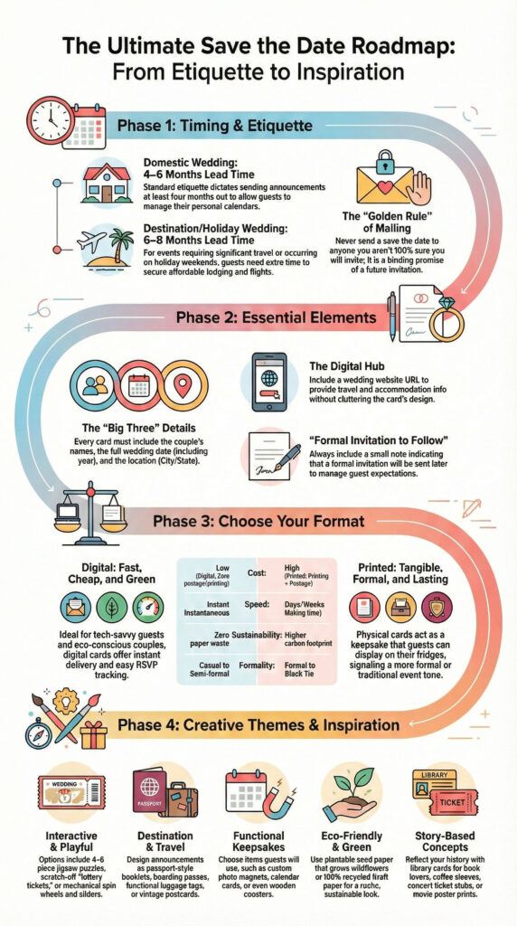 The Ultimate Save The Date Roadmap: From Etiquette to Inspiration