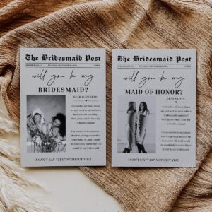 newspaper-bridesmaid-proposal-card-template