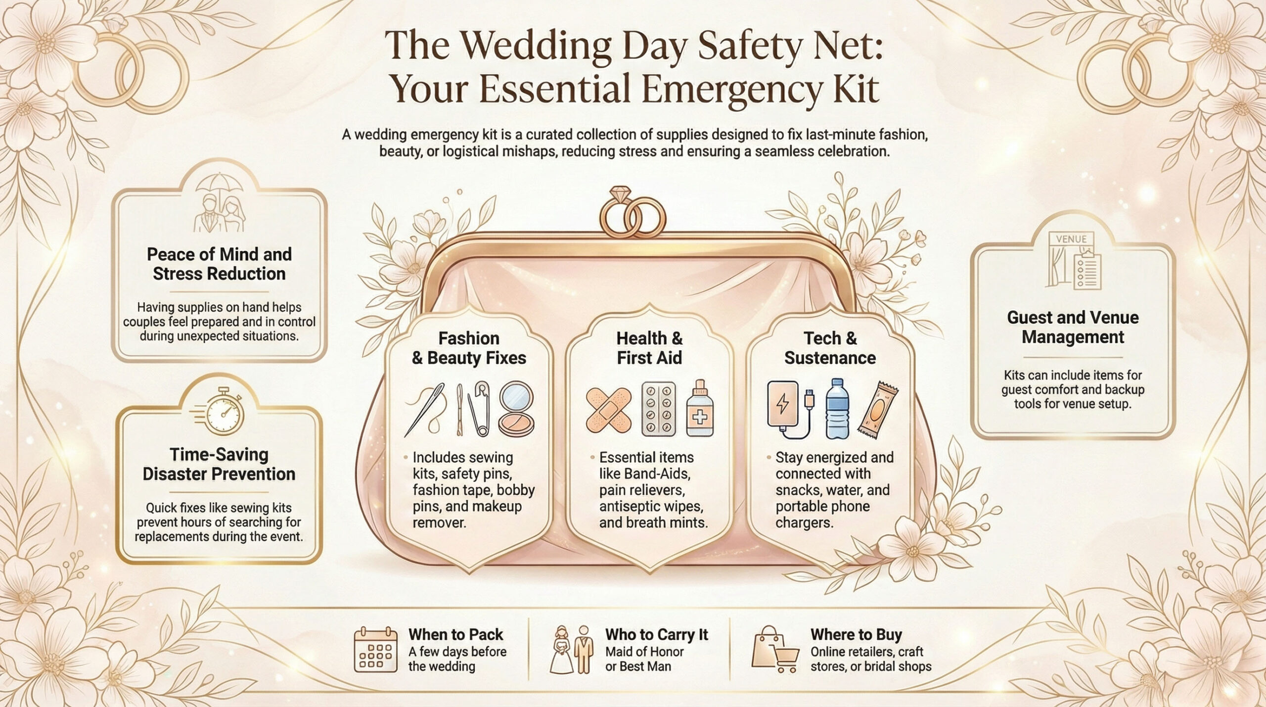 A Guide to Creating a Wedding Emergency Kit
