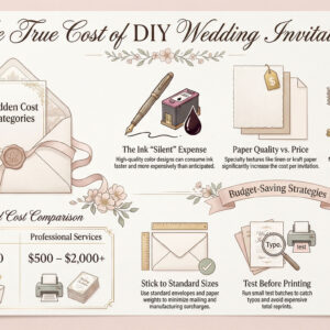 Hidden Costs of DIY Invitations Ink Envelopes and Stamps